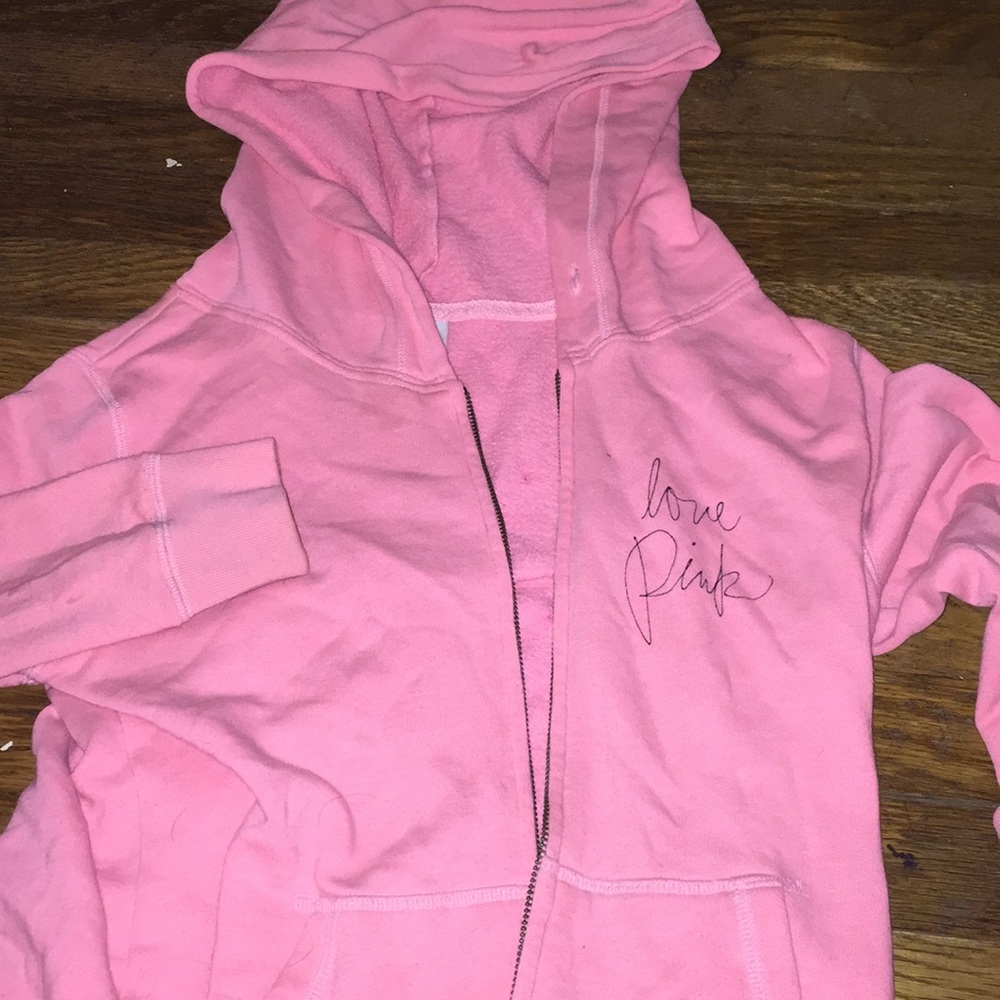 Pink Victoria Secret Zip up jacket